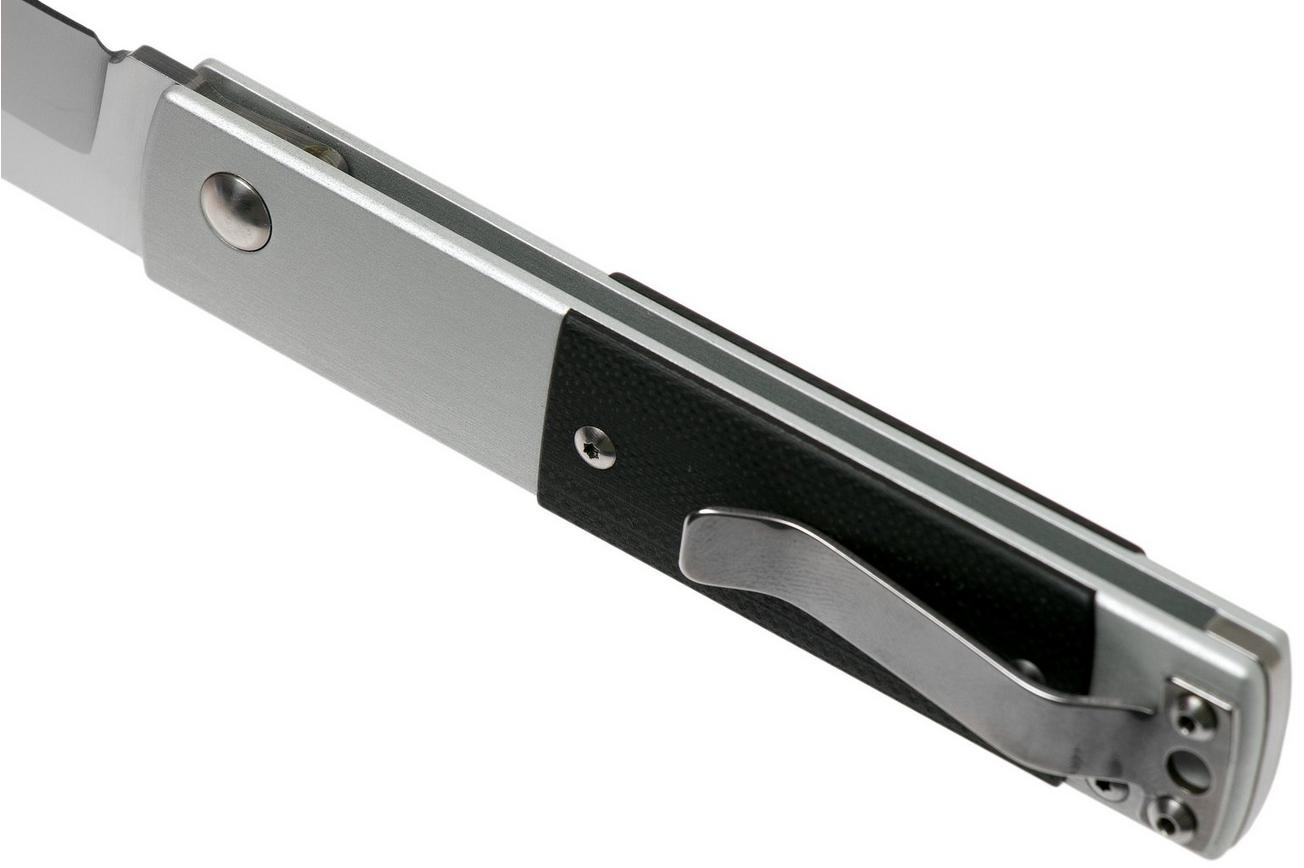 Maserin In-Estro Black Micarta 165/MCN slipjoint zakmes