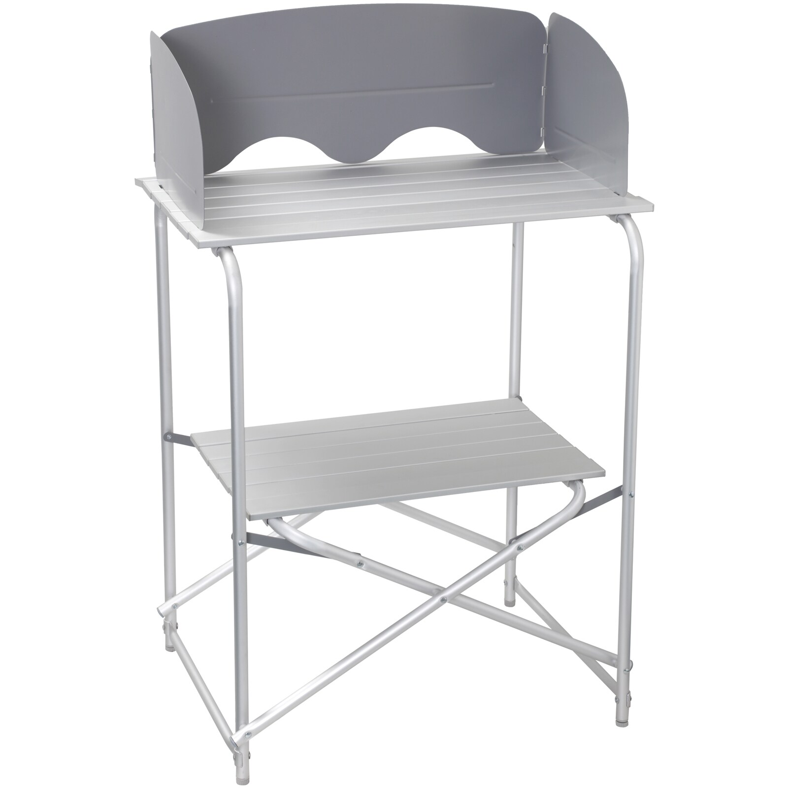 BRUNNER Camping Reise Küche Snack Basic Küchen Tisch Box Falt Schrank Windschutz