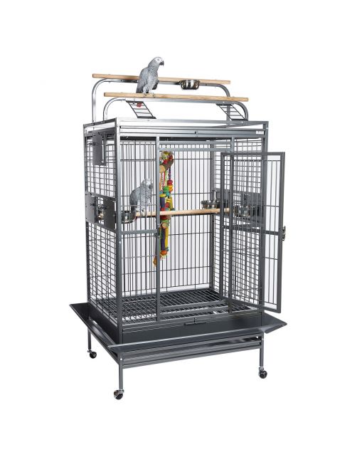 Rainforest Cages Santos Play Antique - Vogelverblijven - 97x96x181 cm Antraciet