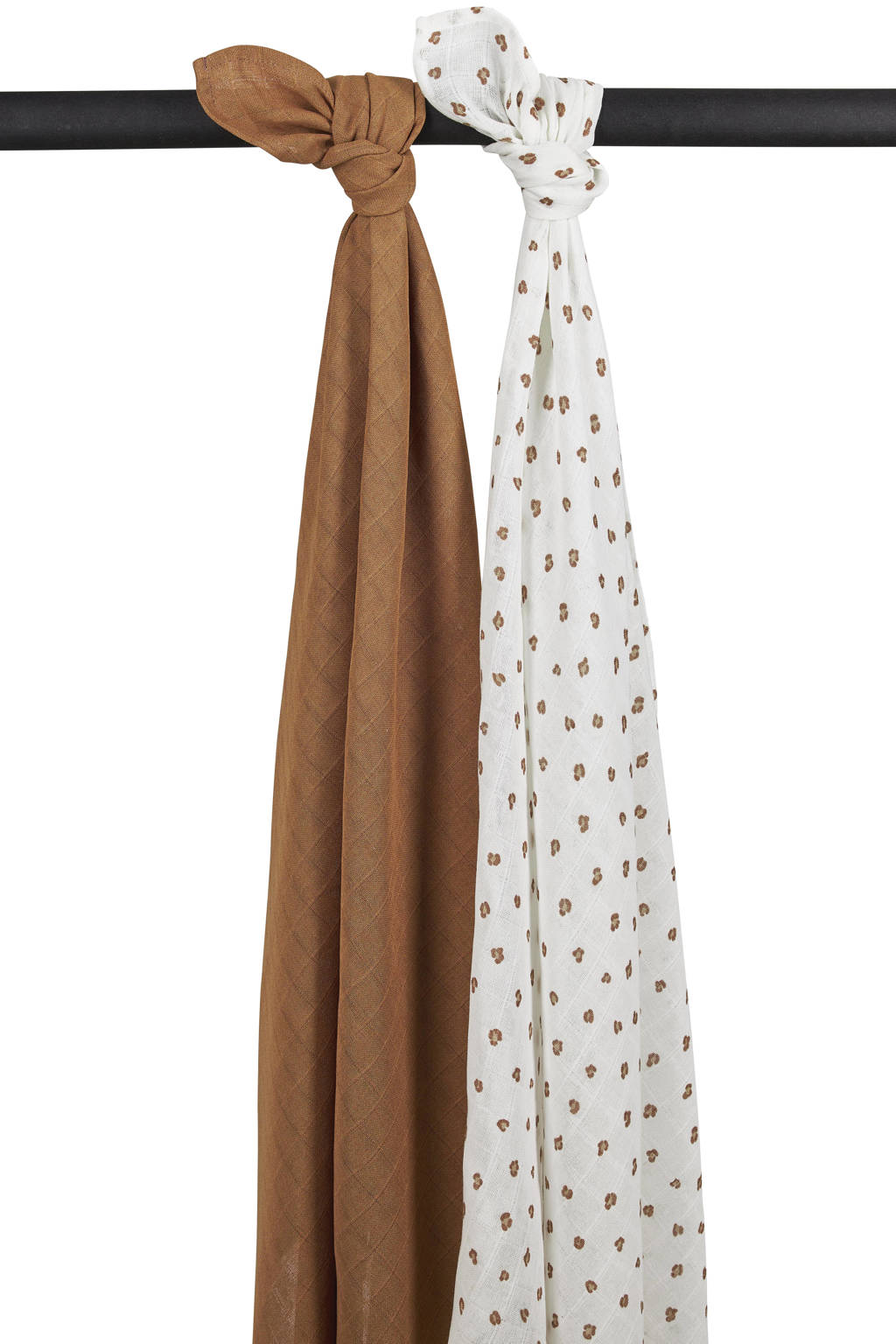hydrofiele swaddle Mini Panther 120x120 cm - set van 2 Toffee