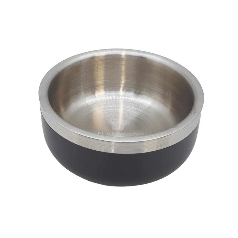 Gamelle ø12.5 cm 400 ml pour eau ou nourriture a double paroi, pour chat ou