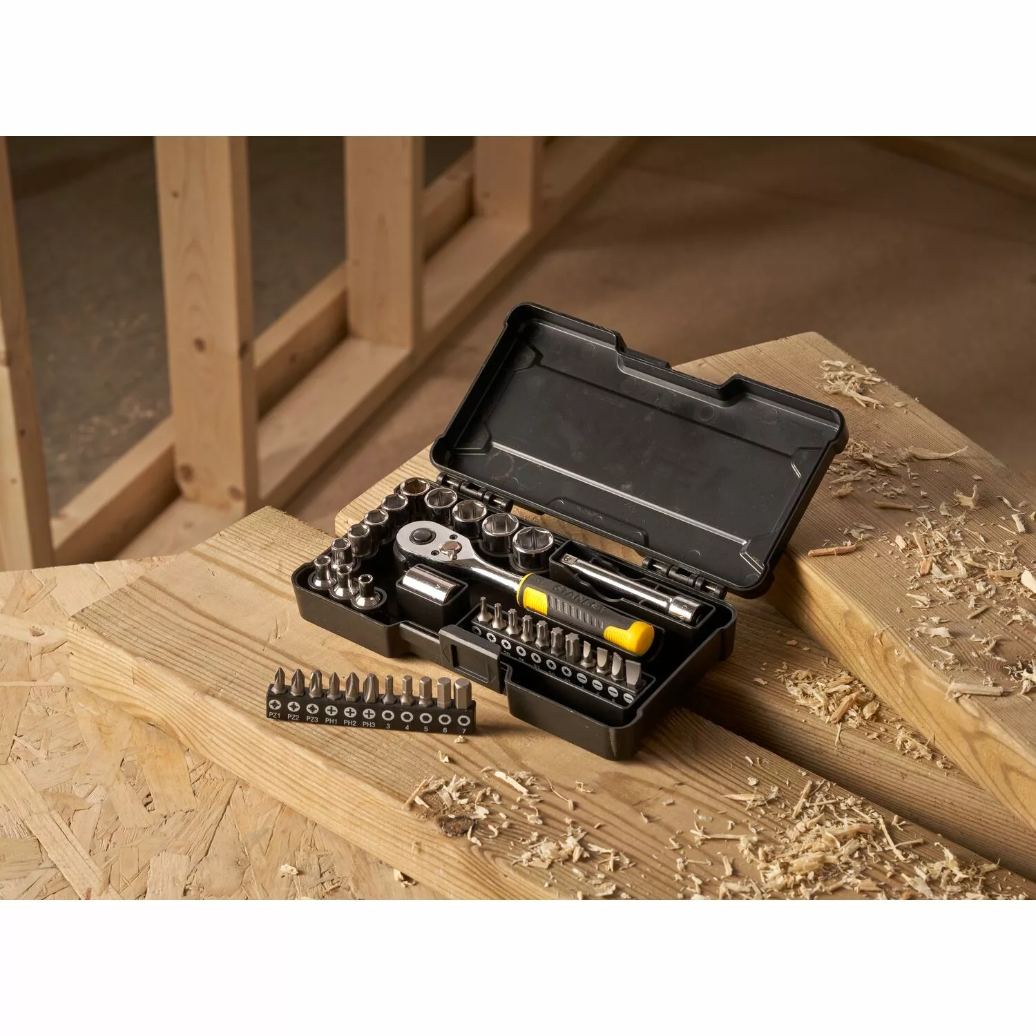 Stanley STMT82672-0 37-delige Dopsleutelset Compact - 1/4