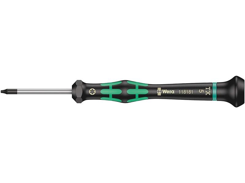 Wera Schraubenzieher 2067 TORX HF 5 x 40 mm Torx Elektroniker-Schraubendreher, Haltefunktion