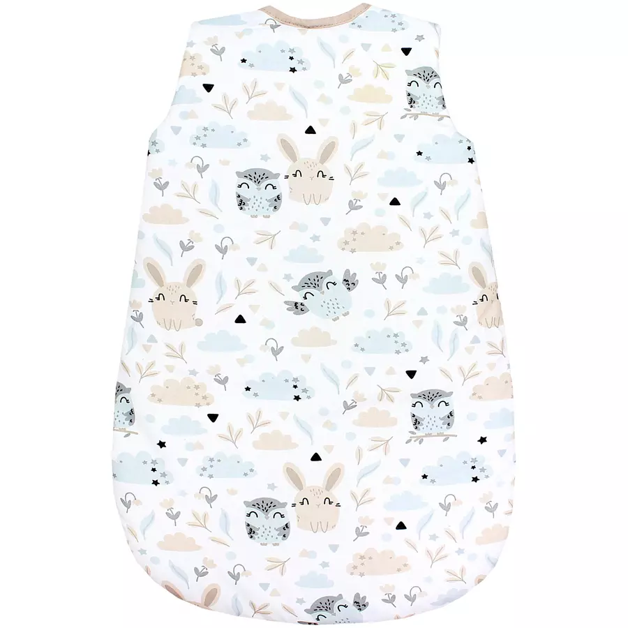 TupTam Baby Ganzjahres Schlafsack Ärmellos Wattiert beigegrau