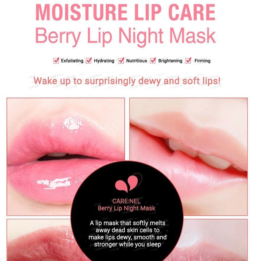 CARE:NEL - Bessen Lip Nachtmasker