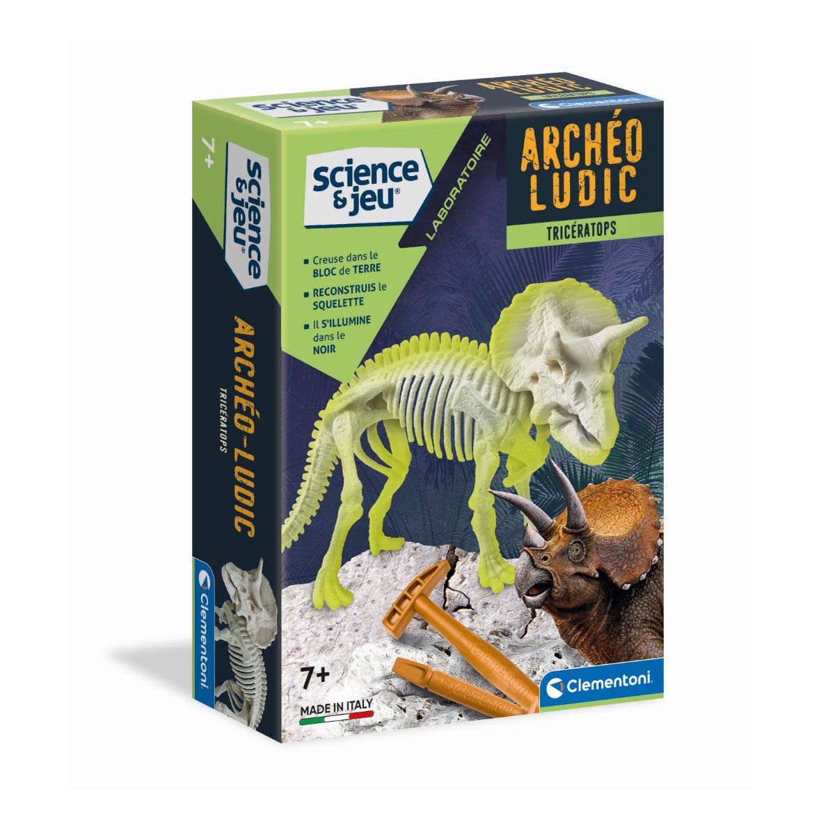 Archeo Ludic Triceratops Phosphorescent