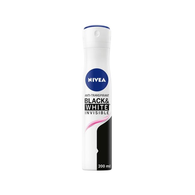 NIVEA Black & White Invisible Original Anti-Transpirant Spray 200 ML