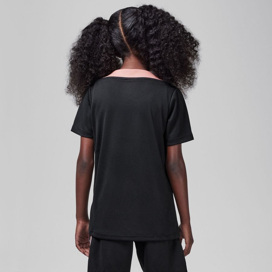 Paris Saint-Germain T-shirt d'Entraînement Dri-FIT Strike 3ème - Noir/Rose Enfant