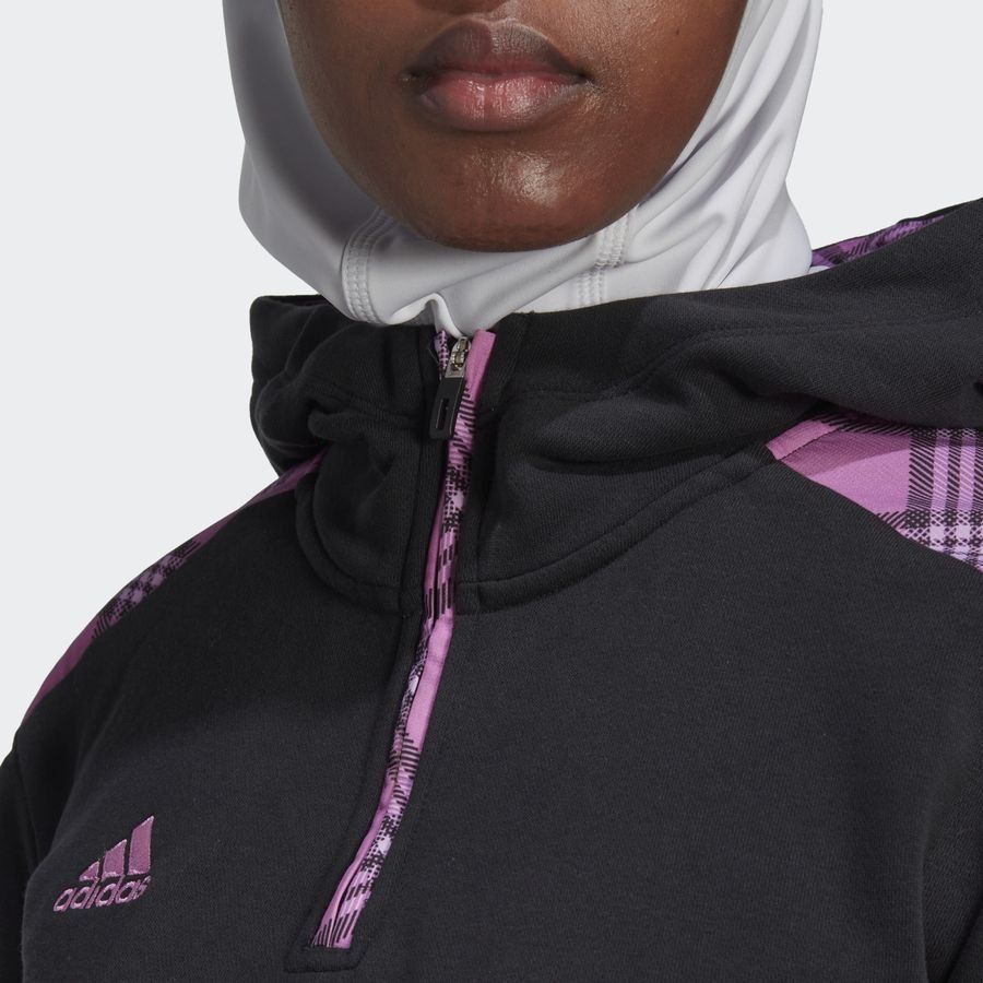 adidas Sweat à Capuche Tiro Winterized - Noir/Rose Femme