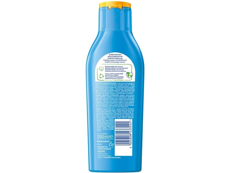 NIVEA SUN Sonnenlotion Protect and Bronze LSF 30 200 ml Sonnenpflege aktiviert den natürlichen Bräunungsprozess der Haut