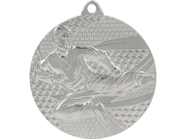Triumph sølvmedalje - karate - stålmedalje (MMC6650/S)