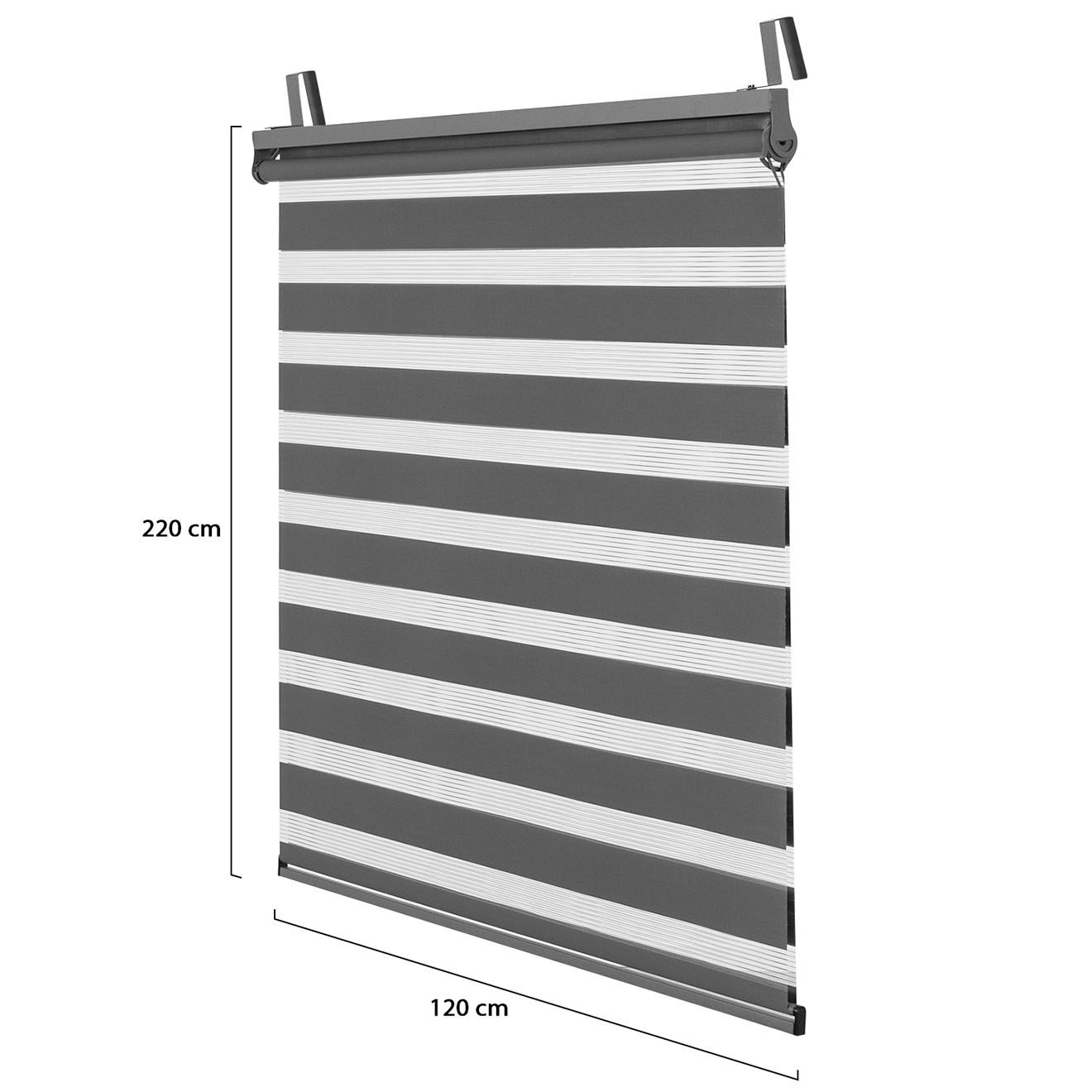 Pratik Garden Store Zebra pour Pergola gris - 120x220 cm