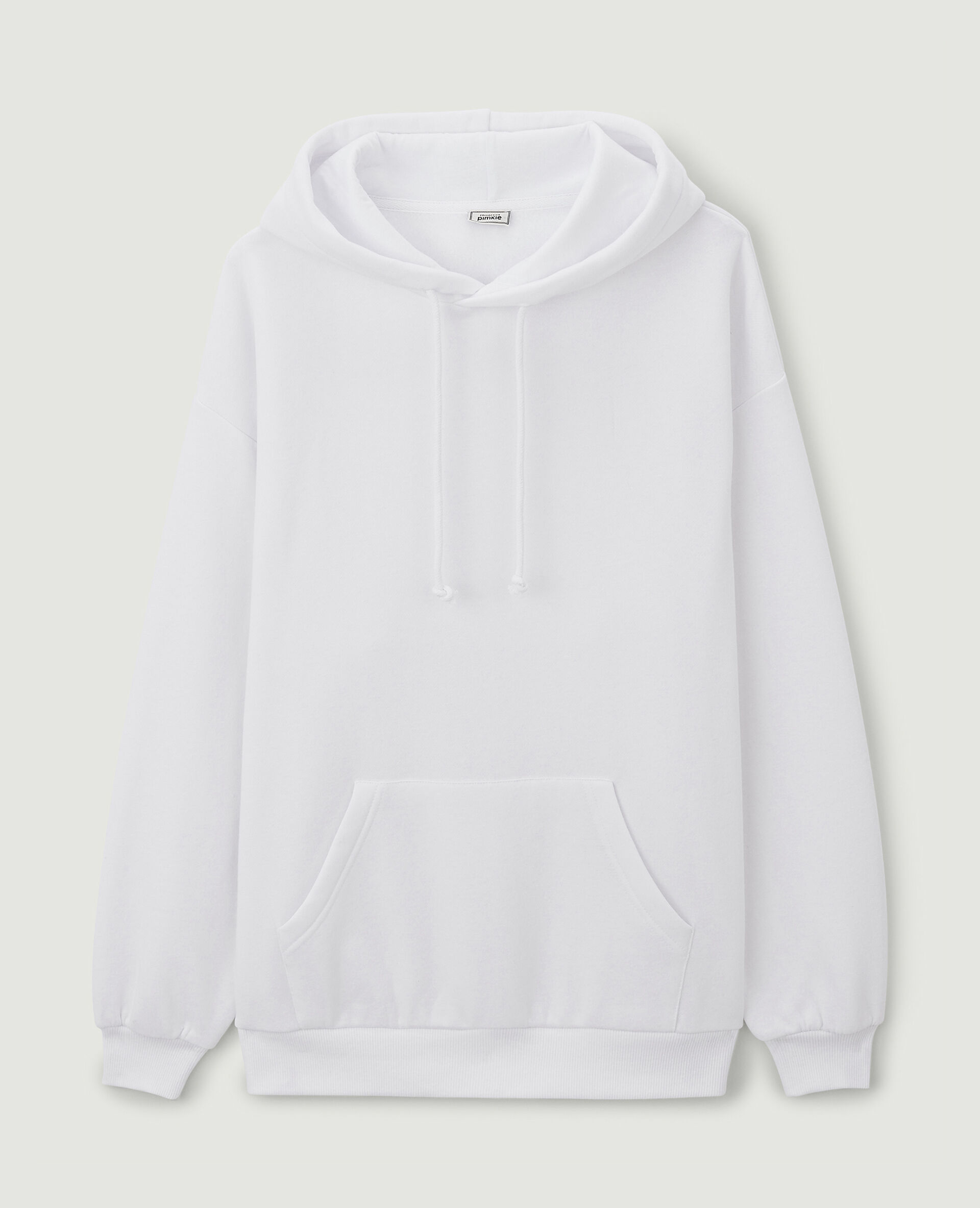 Sweat capuche oversize - Blanc