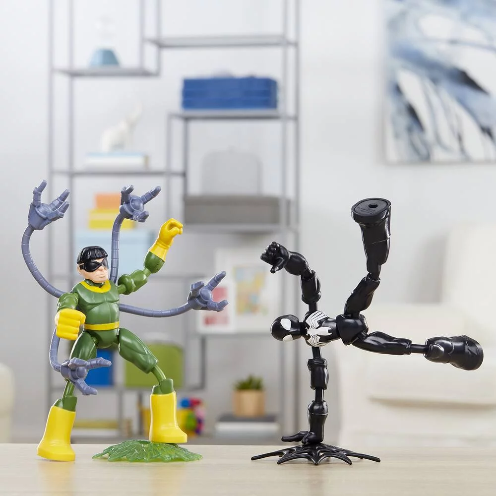 MARVEL SPIDER-MAN BEND AND FLEX - SPIDER-MAN EN COSTUME NOIR