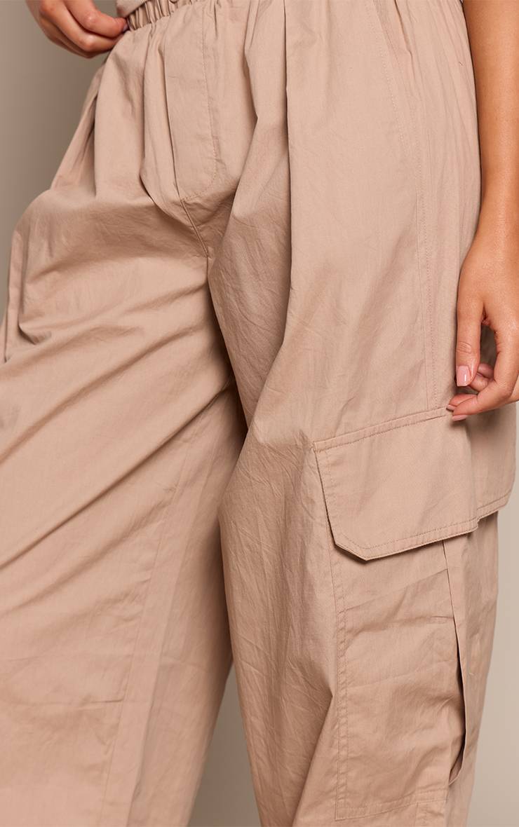 Pantalon En Coton Avec Détails De Poches Cargo