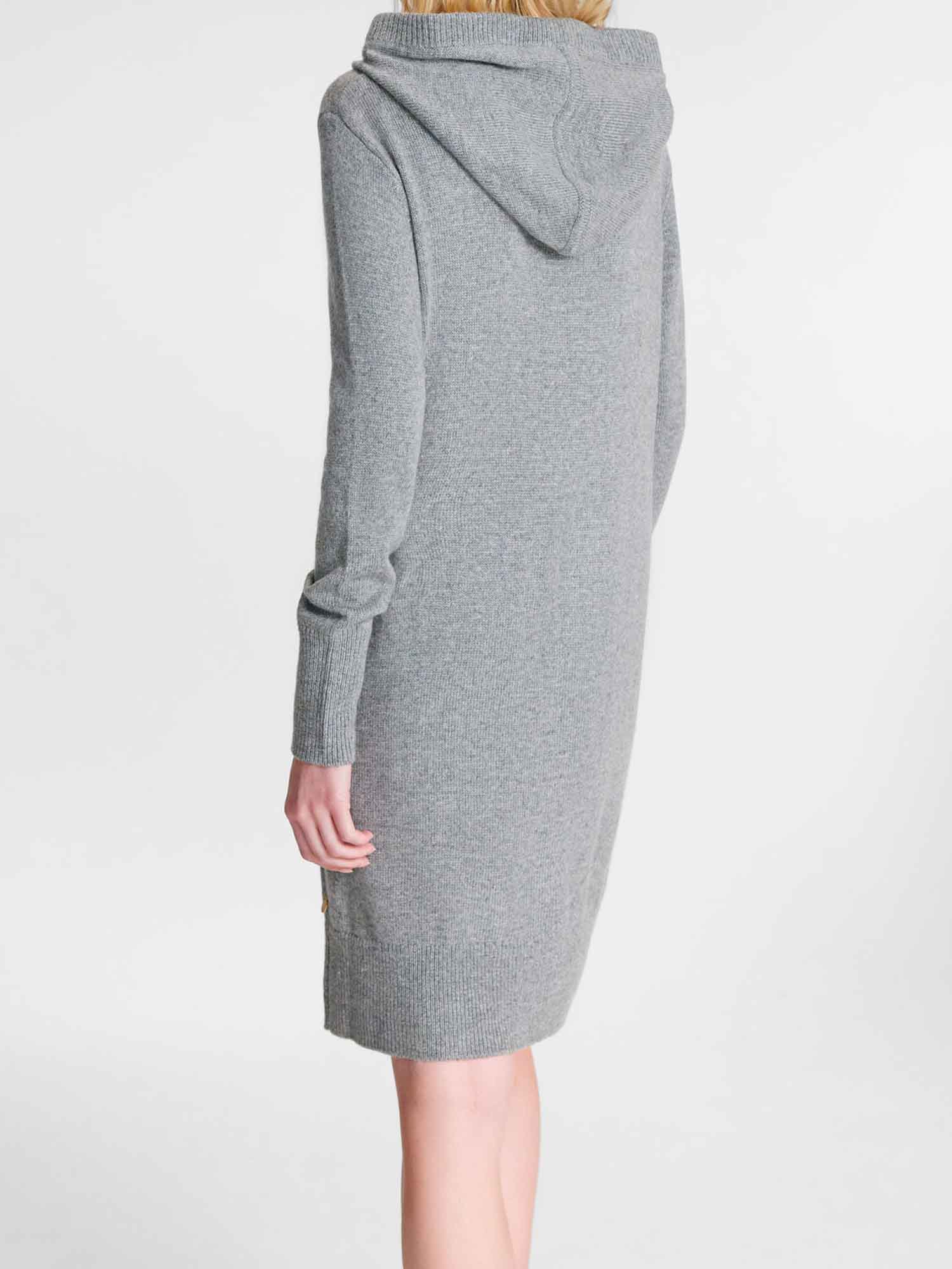 Robe Femme Mix-Matières Grise