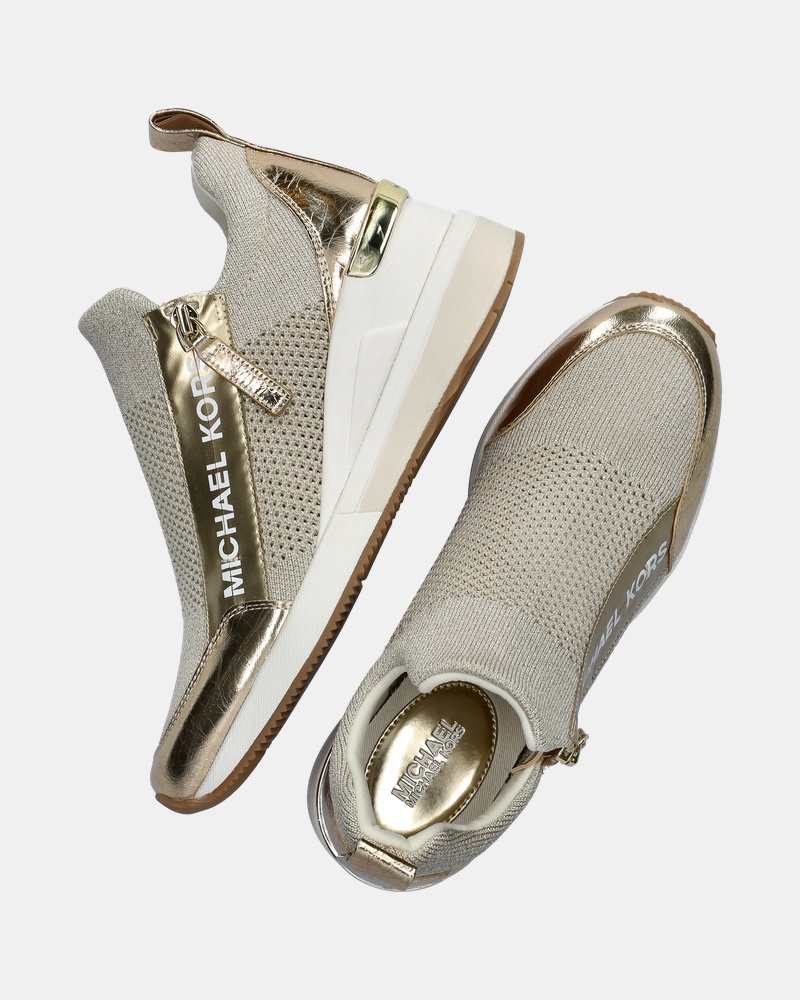 Michael Kors Willis Wedge Trainer Lage sneakers  - goud