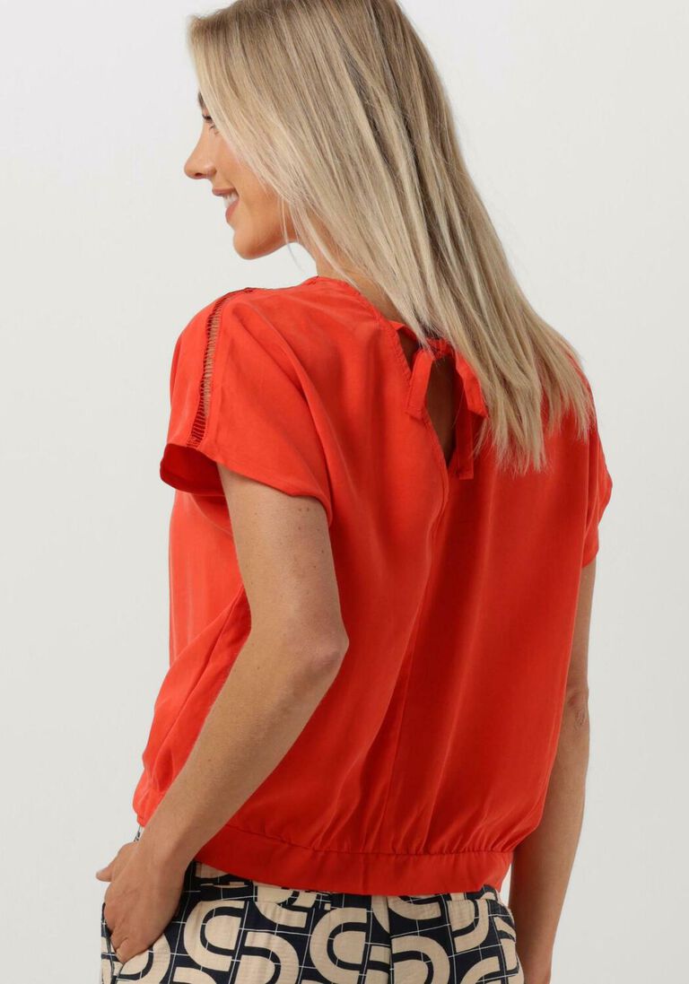 SUMMUM oranje summum top top tencel