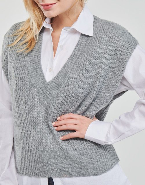 Esprit - SLEEVLES FK TOP - MEDIUM GREY