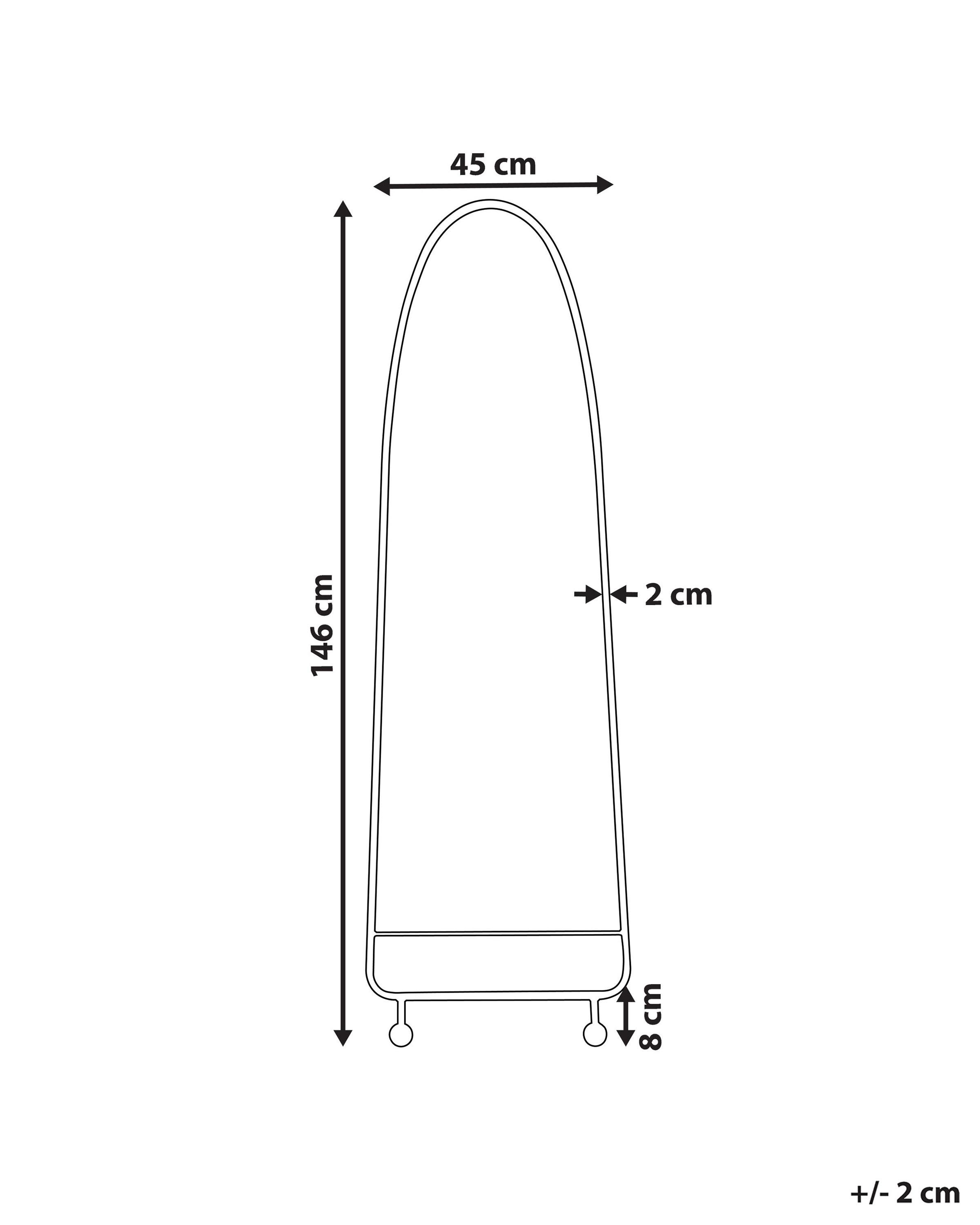 Wandspiegel PARNAY 45 cm 146 cm Metaal Olijfgroen