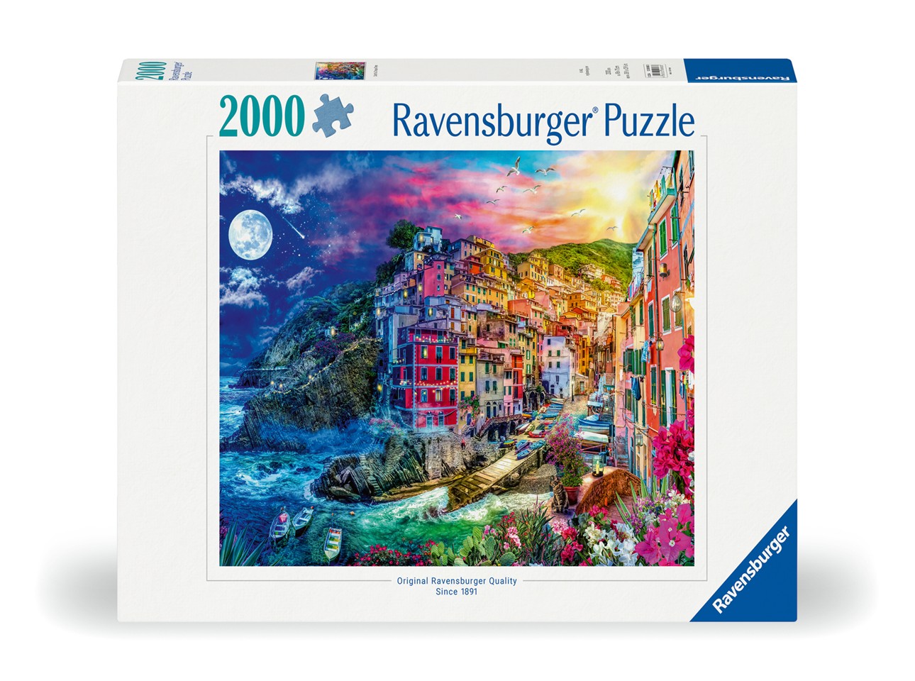 Ravensburger - Puslespil Colorful Cinque Terre 2000 brikker
