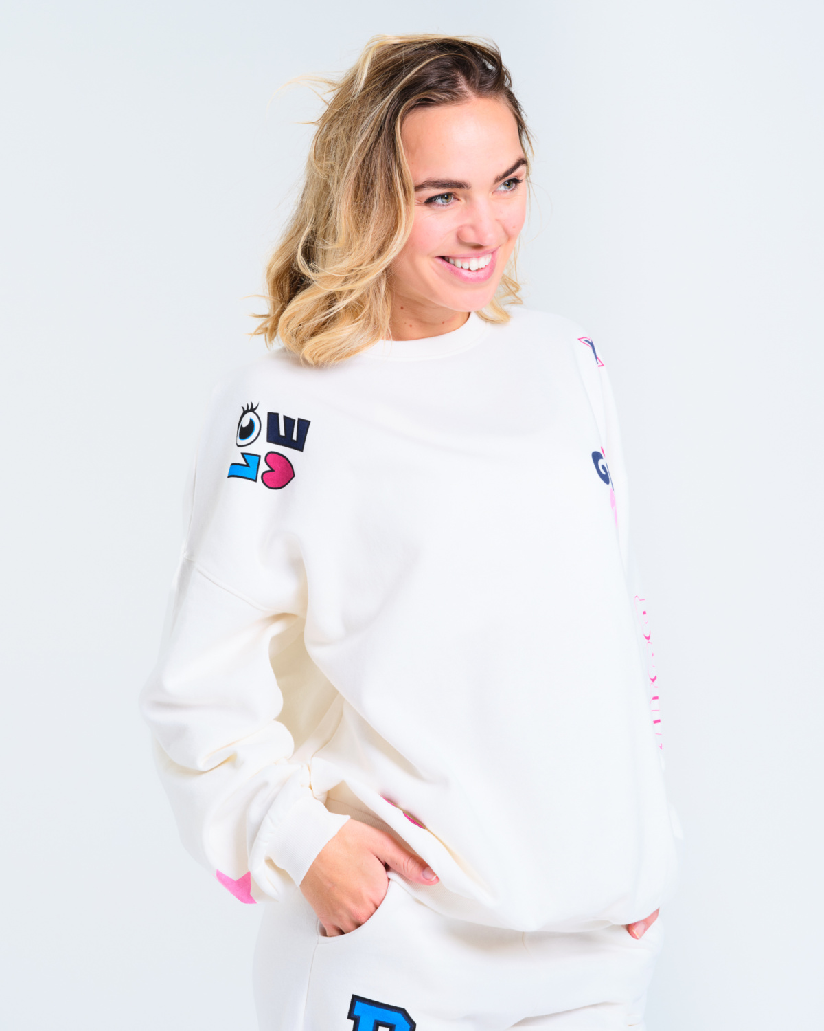 Bumpro BP Mega Sweater White\Multi