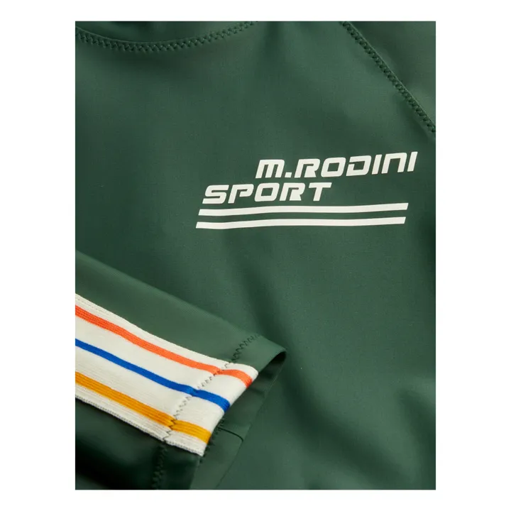 Mini Rodini T-Shirt Anti-UV M.Rodini Sport Matière Recyclée | Vert sapin