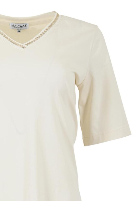 Maicazz ecru dames t-shirt
