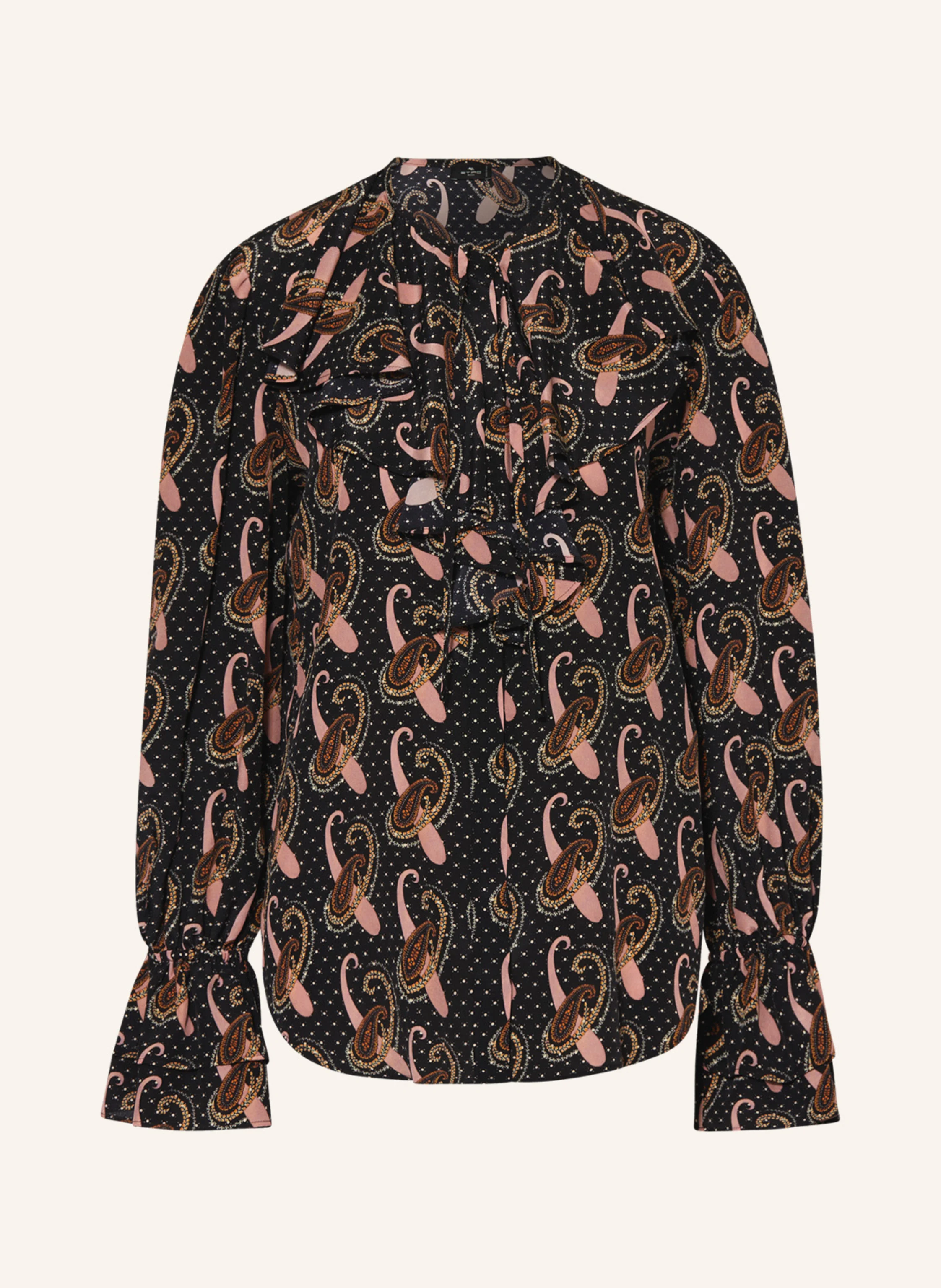 ETRO Seidenbluse mit Rüschen