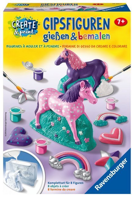 Gipsfiguren CREATE & PAINT – FANTASY HORSE 8-teilig