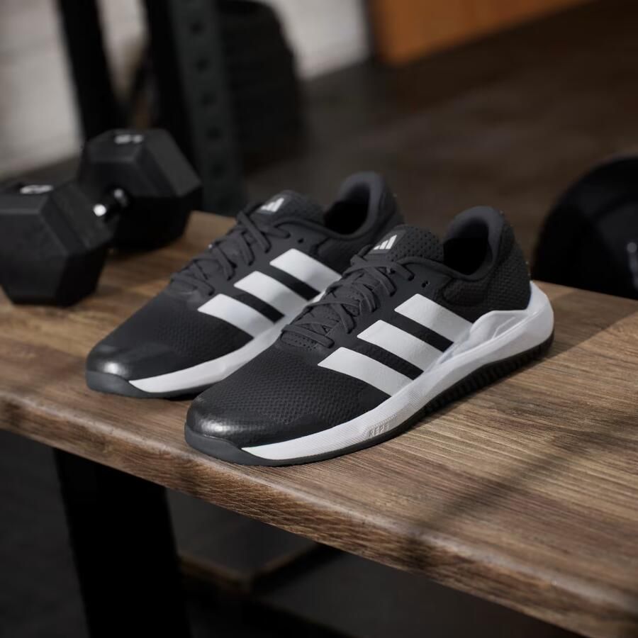 Adidas Performance Dropset Base fitness schoenen zwart wit rood