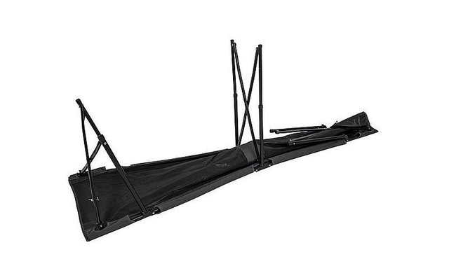 Bo-Camp Feldbett XL 209 x 71 x 45 cm schwarz
