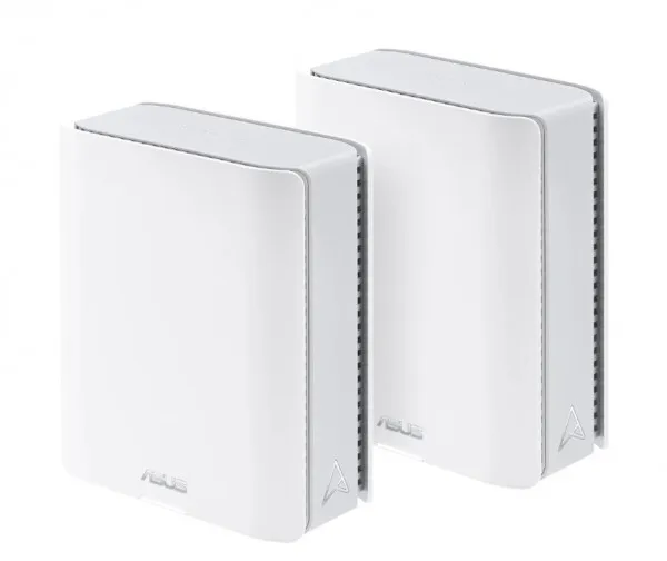 ASUS ZenWiFi BT8 - Wi-Fi-system - (2 routere) - op til 5900 sq.ft - mesh Wi-Fi 7, 2.5GbE, 5GbE, 10GbE Multi-Band