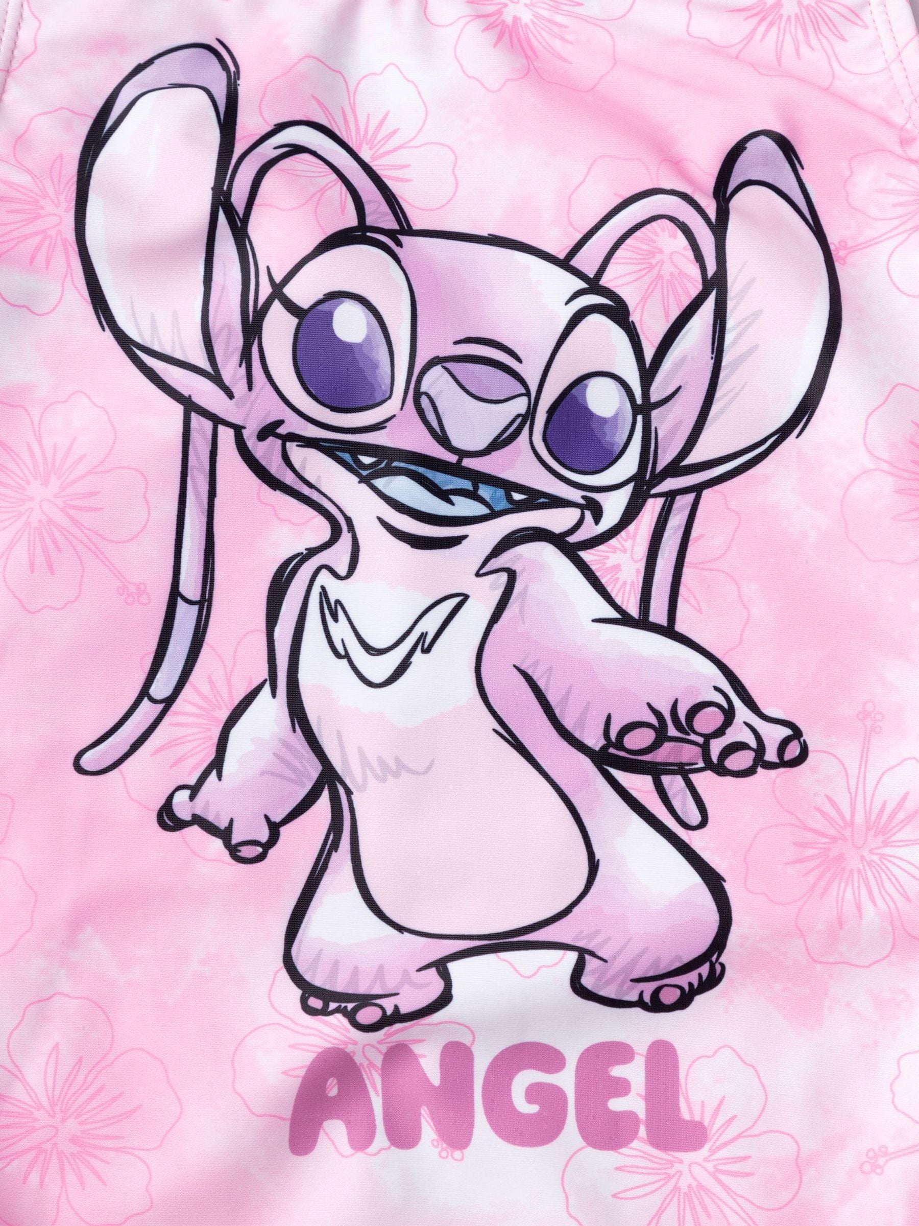 Roze - Vanilla Underground Meisjes Disney Lilo & Stitch Multicolour Stitch Zwempak