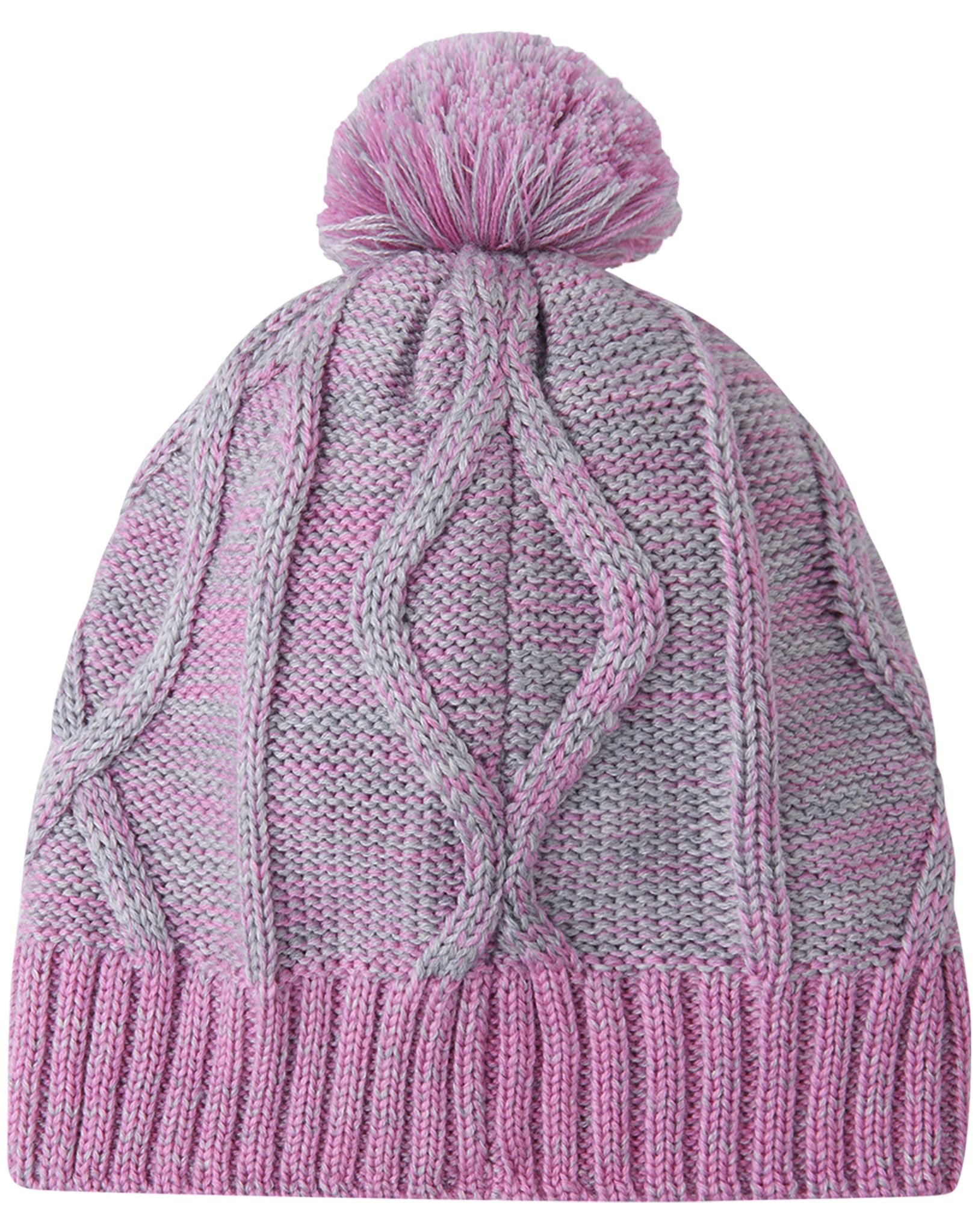 Strick-Beanie ROUTII in cold pink