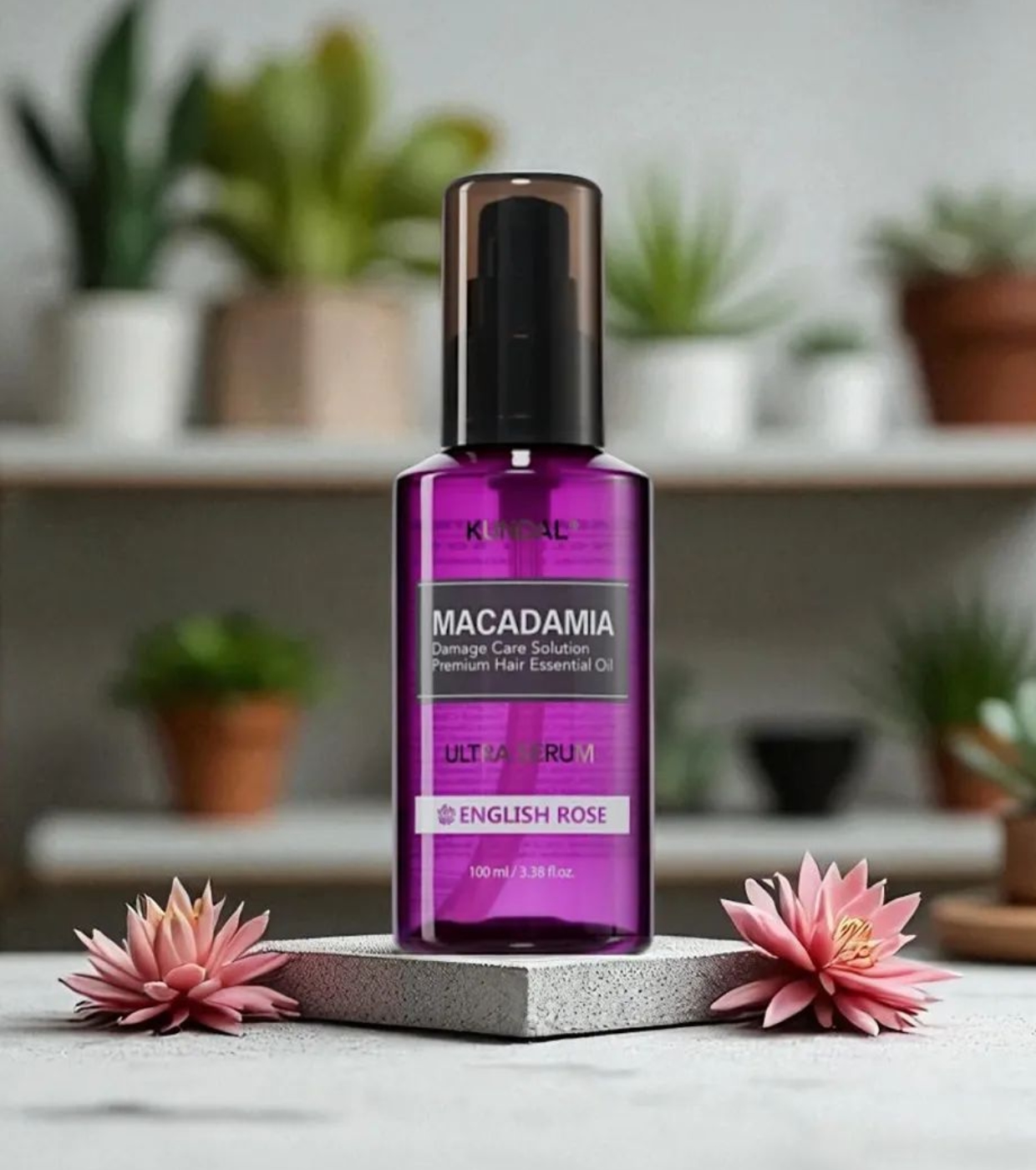 Kundal - Soro Capilar Nutritivo Macadamia English Rose
