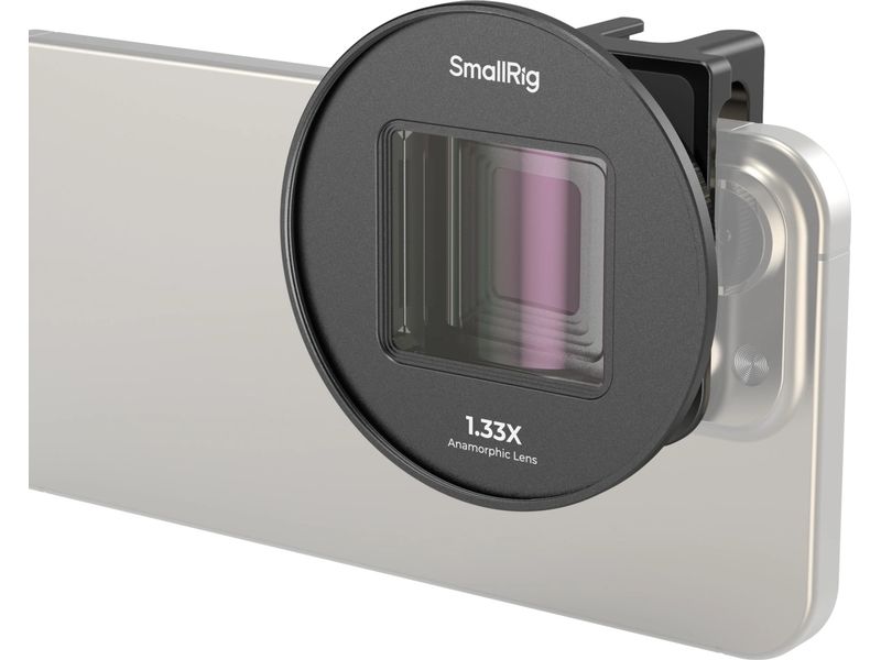 Smallrig 1.33x Anamorphotisches Objektiv für Mobiltelefone Objektiv für filmische Eindrücke