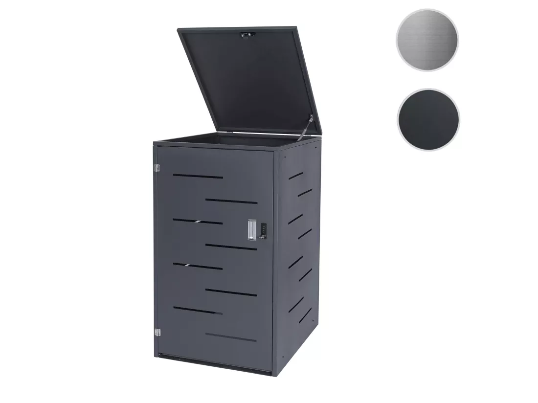 Habillage de poubelle MCW-E83, acier anthracite