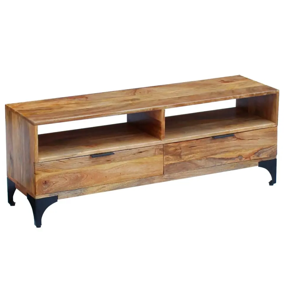 vidaXL - Tv-meubel - Bruin - Hout
