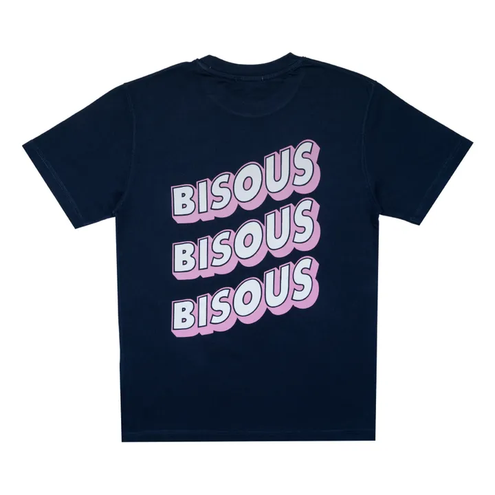 Bisous Skateboards T-shirt Sonics | Bleu marine