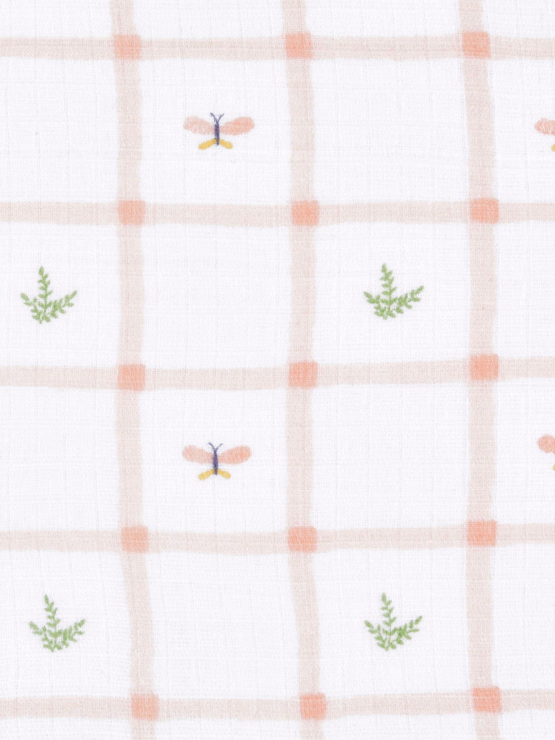 aden + anais Sentials 100% Cotton Blanket Country Floral Muslins 4 Pack