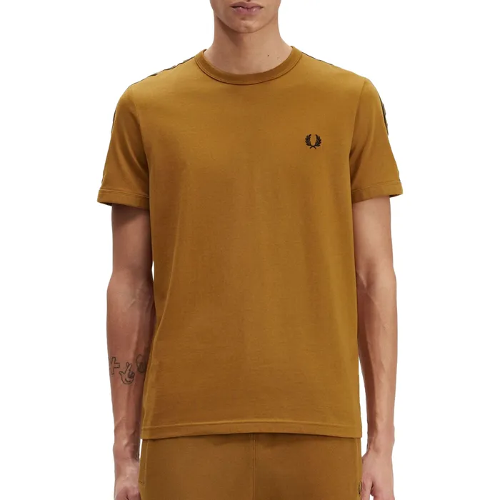Fred Perry Contrast Tape Ringer Shirt Heren