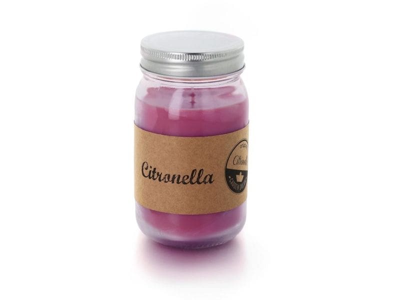 balthasar Gartenkerze Citronella Jar Flieder Anti-Mückenkerze