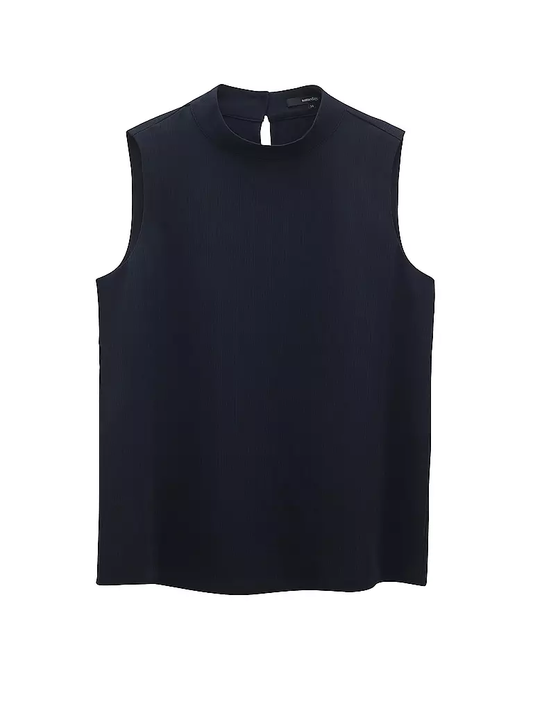 SOMEDAY Bluse ZHANA TEXTURE blau