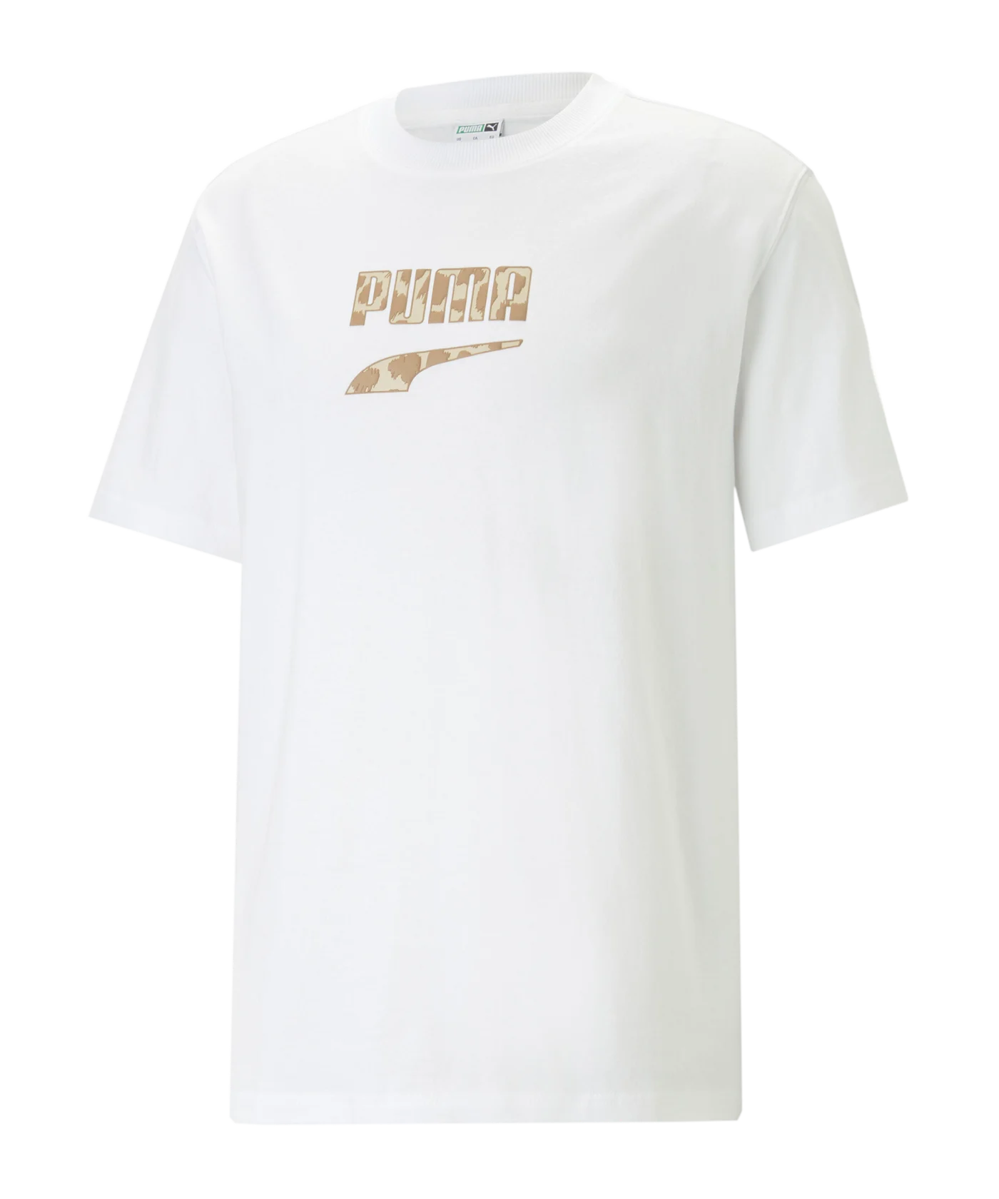 PUMA DOWNTOWN Logo Graphic T-Shirt Weiss F02
