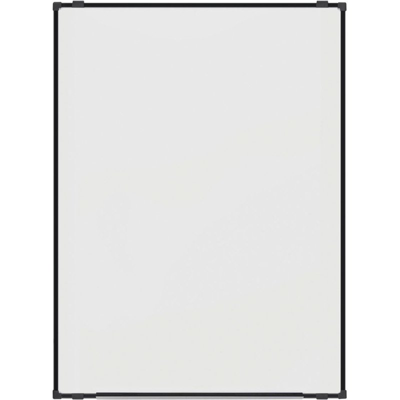 Tableau blanc magnetique Suri cadre noir 178 x 88 cm Bi-Office