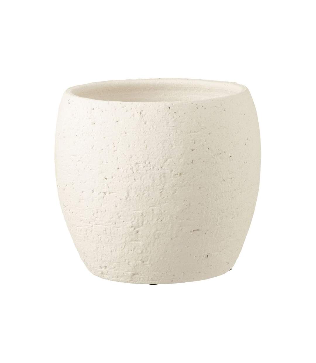Paris Prix - Cache-pot En Céramique enya 28cm Blanc