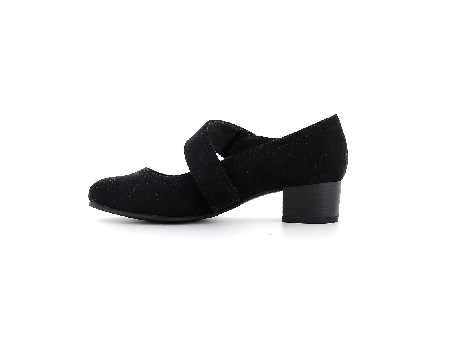 Jana  shoes-24360 Synthétique Velours Noir