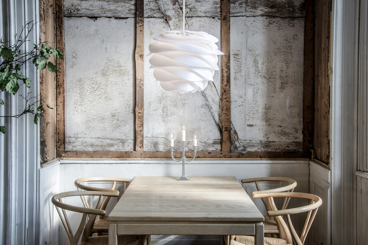 Hanglamp Carmina Ø48 cm Koordset wit
