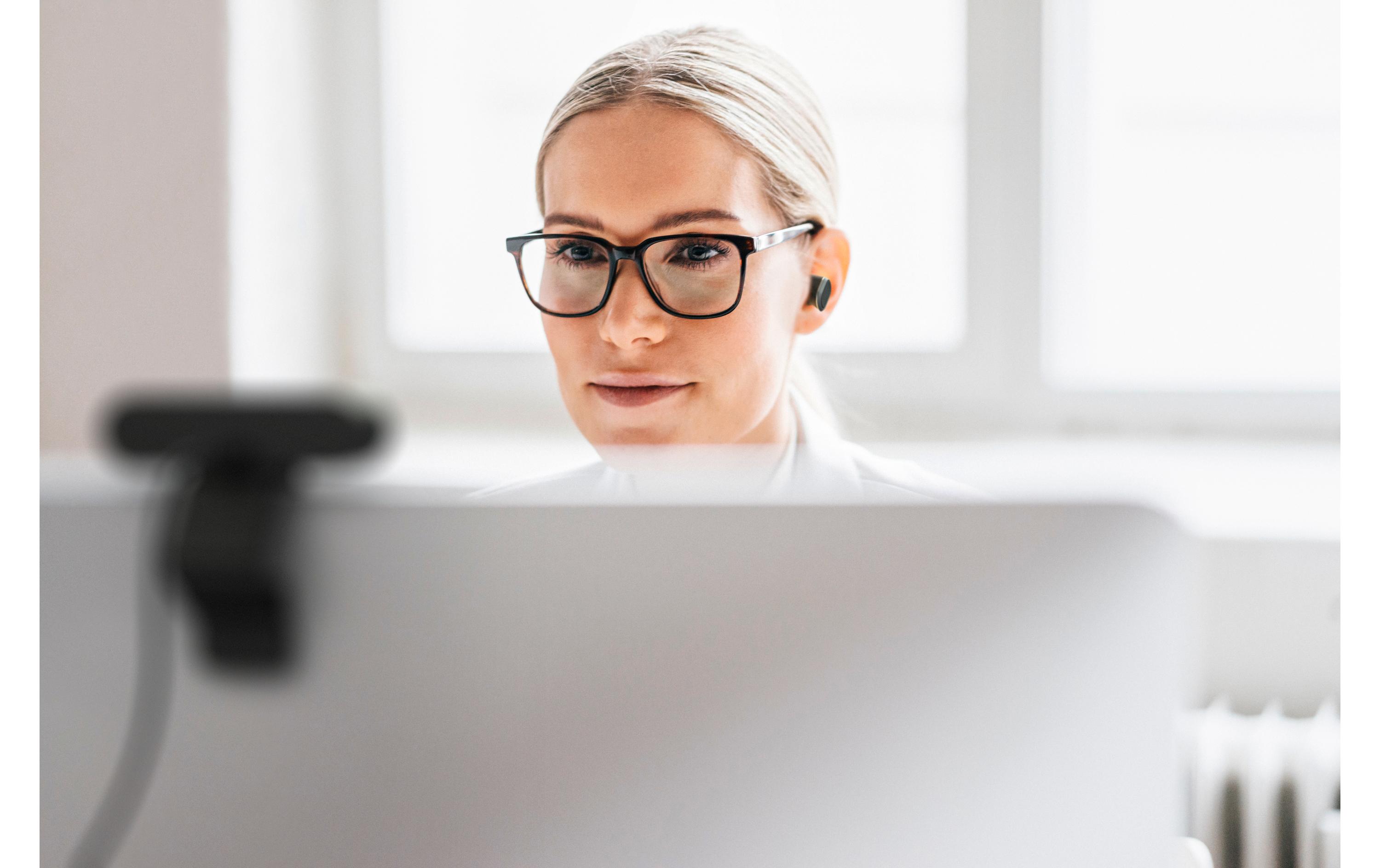Headset Zone True Wireless Grau<br>Bluetooth Earbuds in der Business-Version mit geräuschunterdrückendem Mikrofon